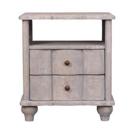 Artisan Furniture - Solid Wood Lucia Bedside - Gray