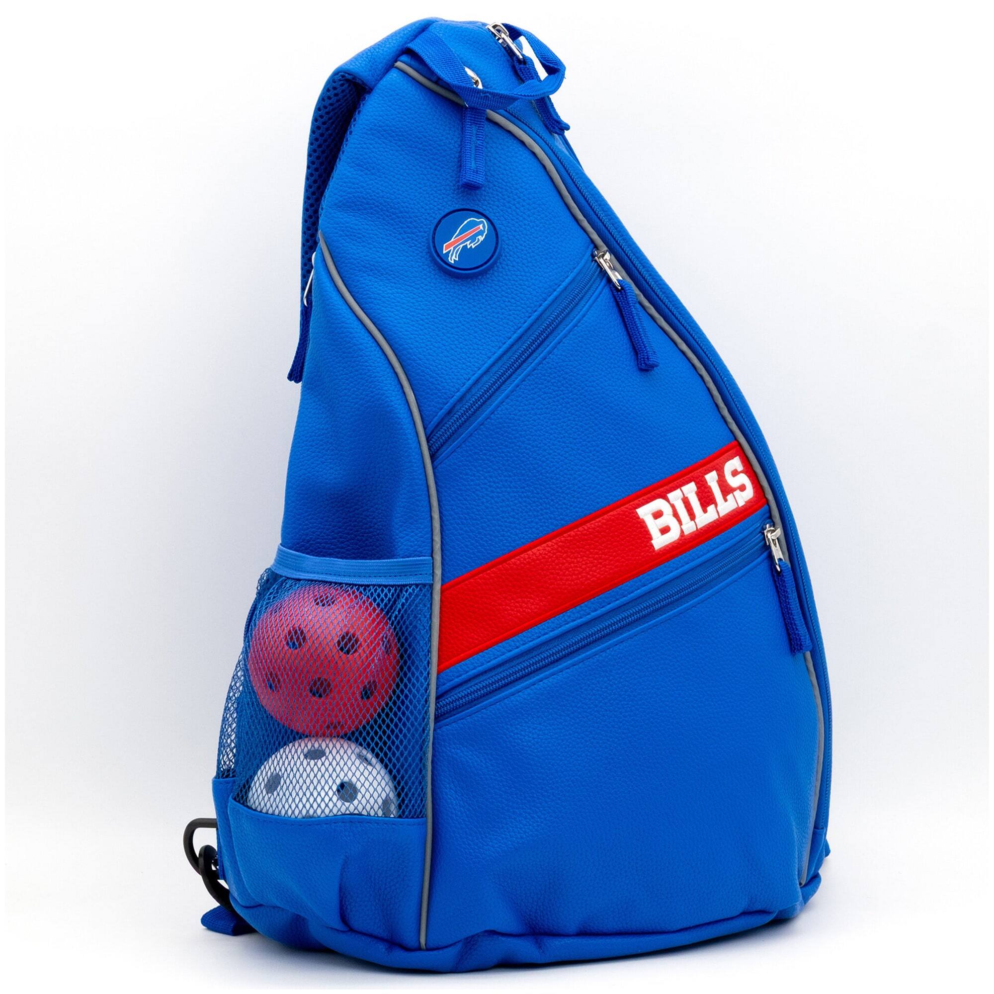 Alt View 2. Team Golf - Buffalo Bills Embroidered Team Pickleball Backpack - Multicolor.