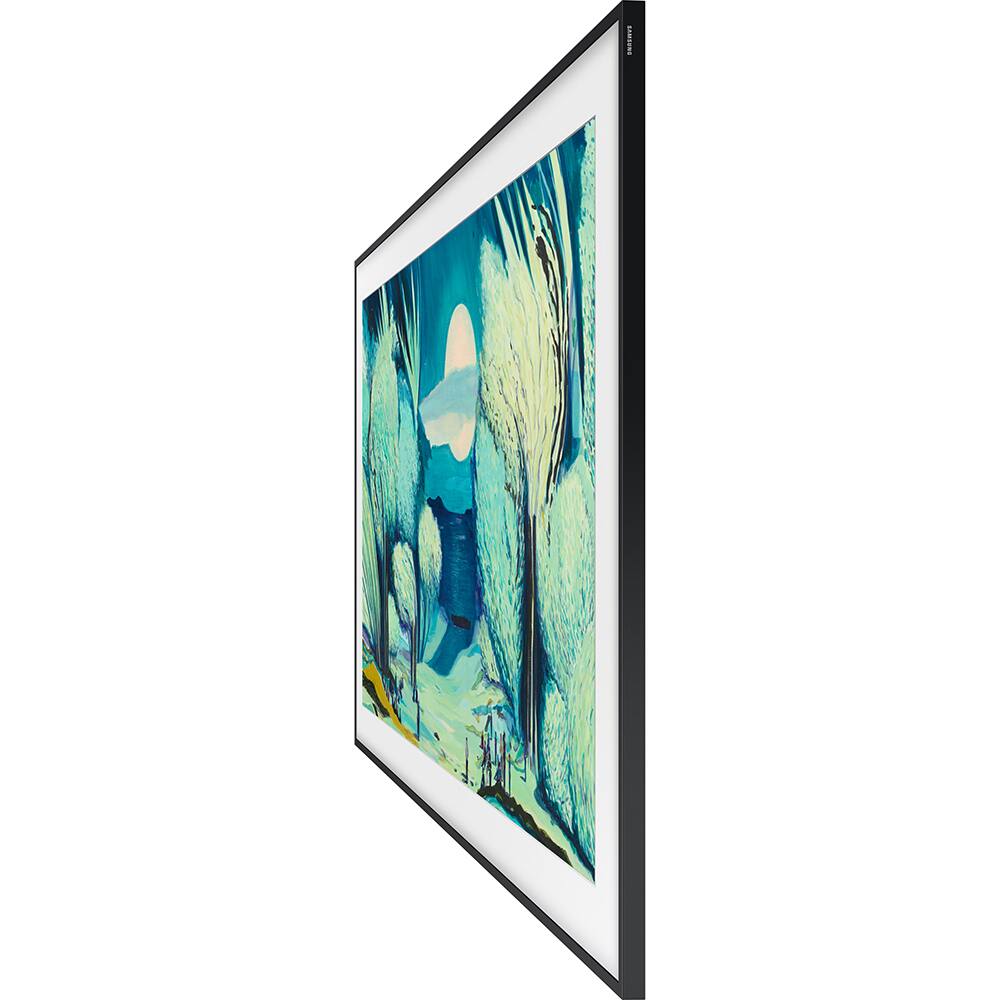 Alt View 6. Samsung - 65" The Frame QLED 4K AI Smart TV (2025) w/ White Bezel + Protection Bundle.