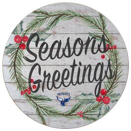 Jardine - Texas Tyler Patriots 20'' x 20'' Season's Greetings Circle - White