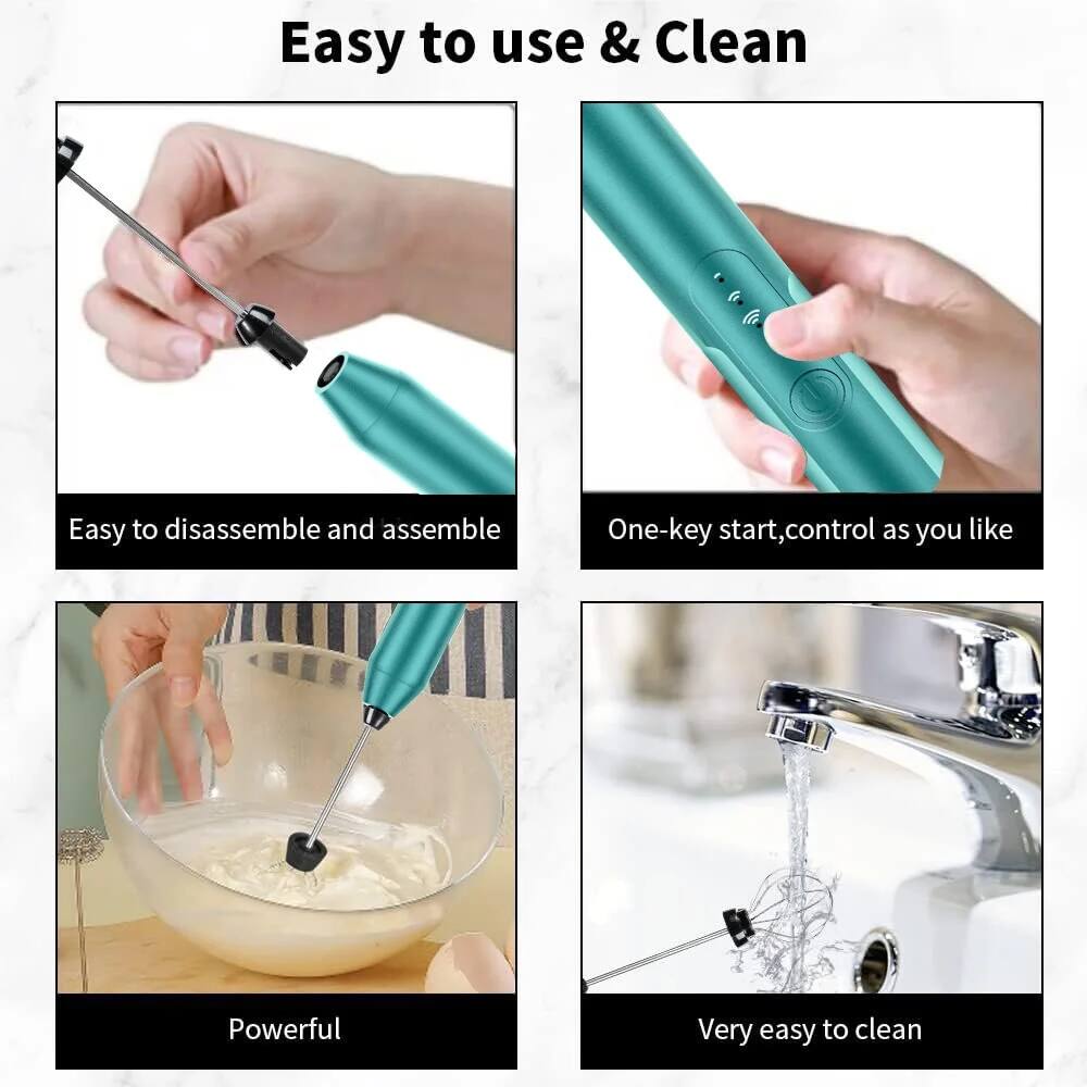 Easy to use & Clean

- Easy to disassemble and assemble
- One-key start, control as you like
- Powerful
- Very easy to clean