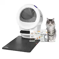 Whisker - Litter-Robot 4 Smart App-Controlled Self-Cleaning Litter Box Core Accessories Bundle - White - Front_Zoom