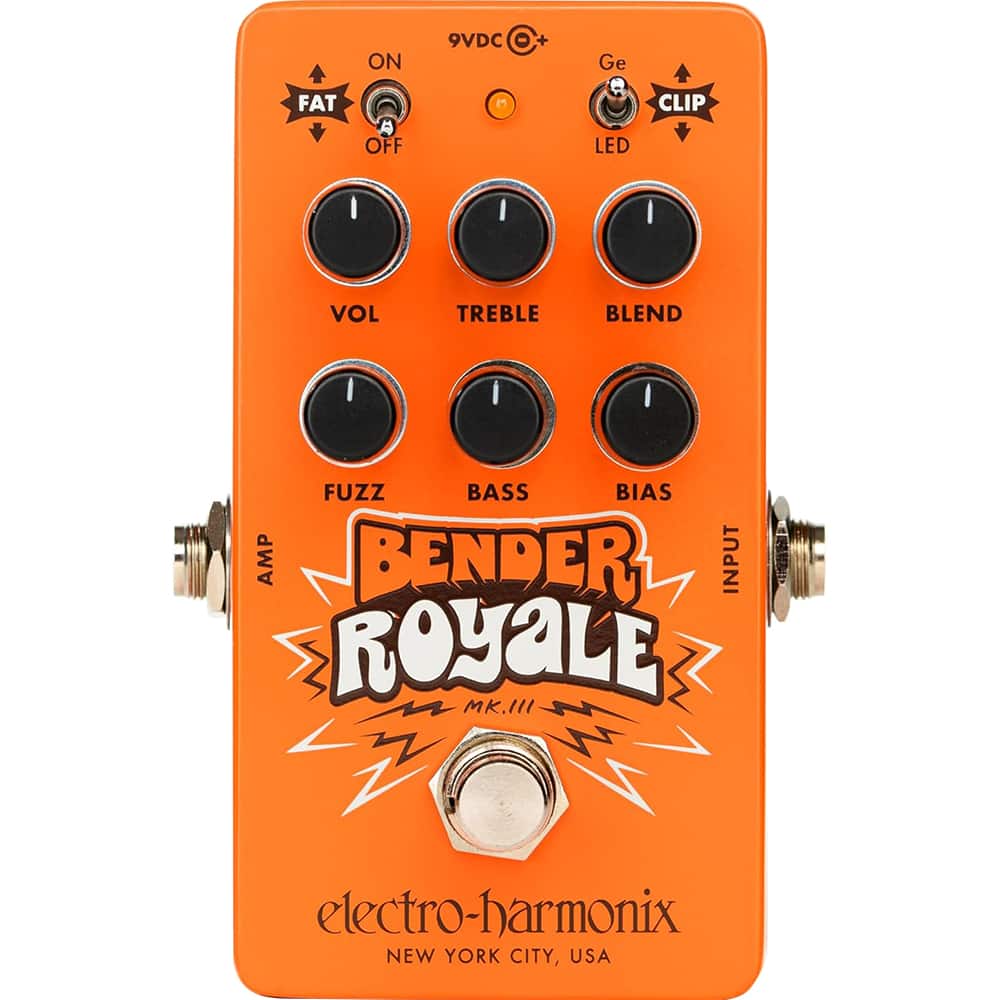 Electro-Harmonix - Bender Royale Germanium Fuzz Pedal BENDER ORANGE