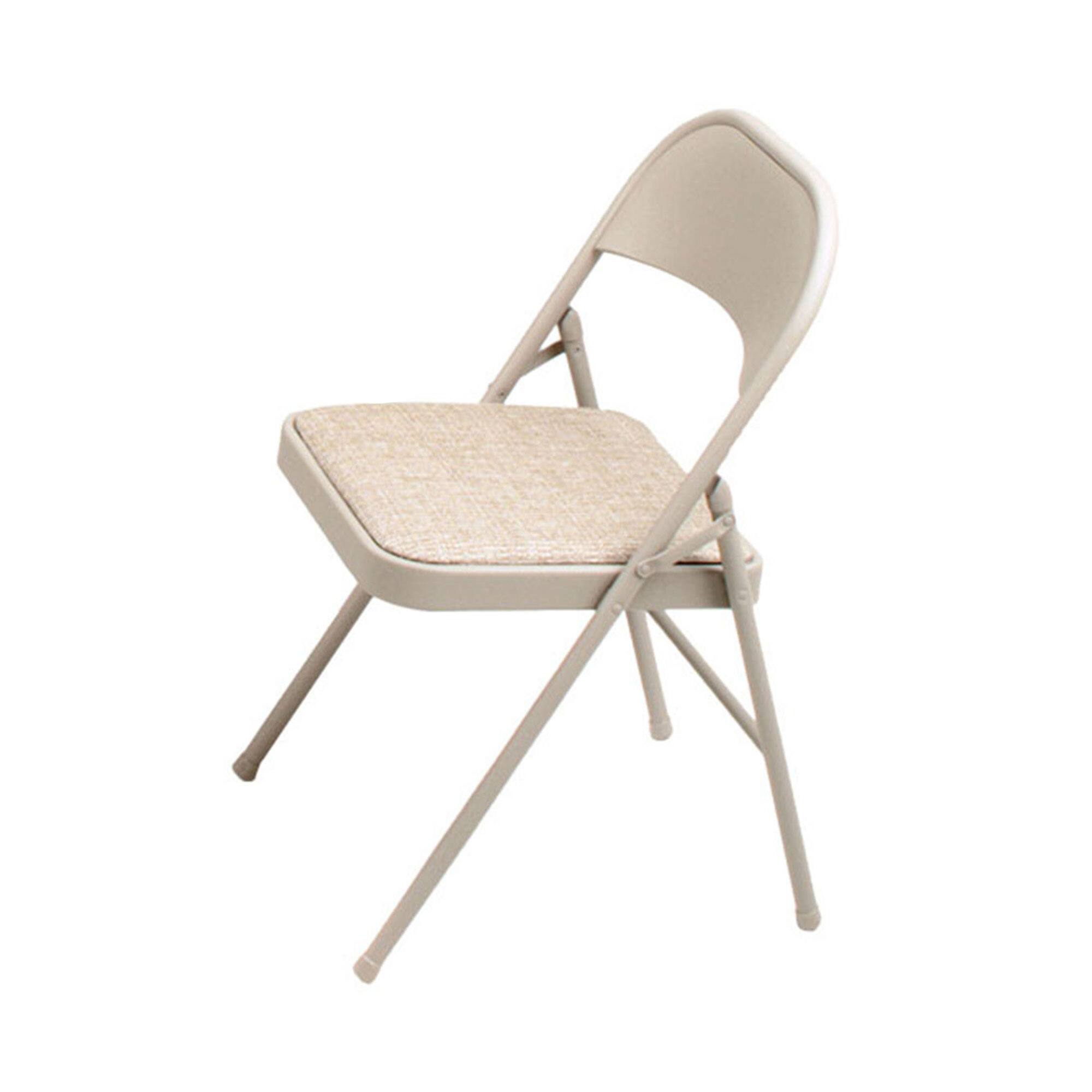 Alt View 4. MECO - MECO Sudden Comfort 5 Piece 34x34 Card Table and 4 Chairs Folding Furniture Set - Tan.