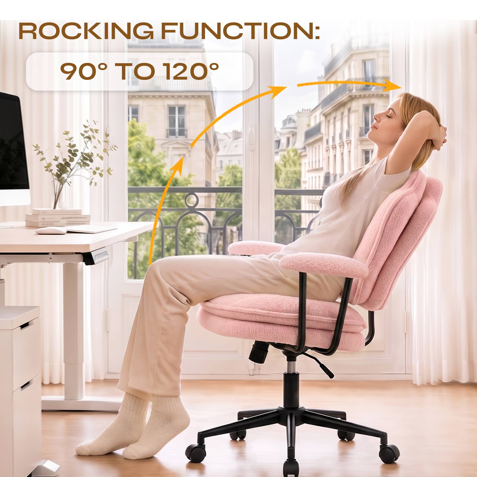 ROCKING FUNCTION:
90° TO 120°