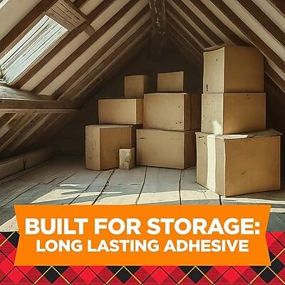BUILT FOR STORAGE: LONG LASTING ADHESIVE