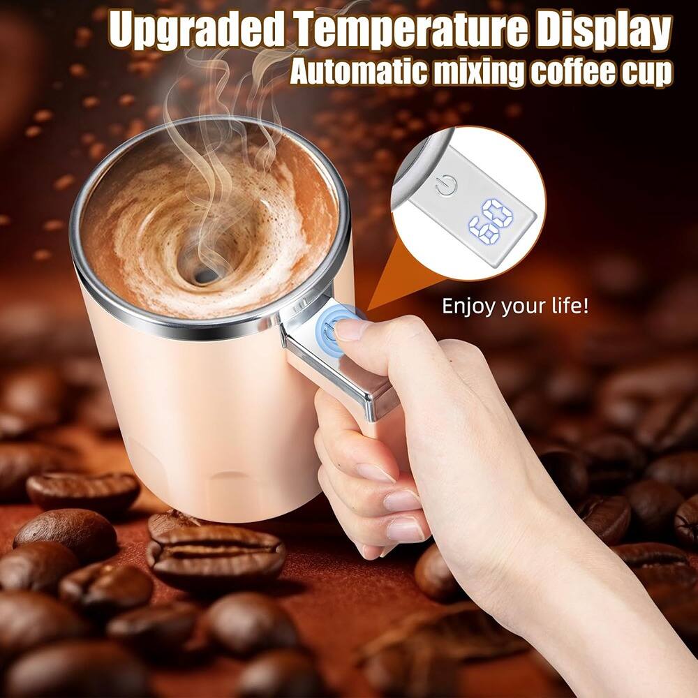 Upgraded Temperature Display  
Automatic mixing coffee cup  
Enjoy your life!