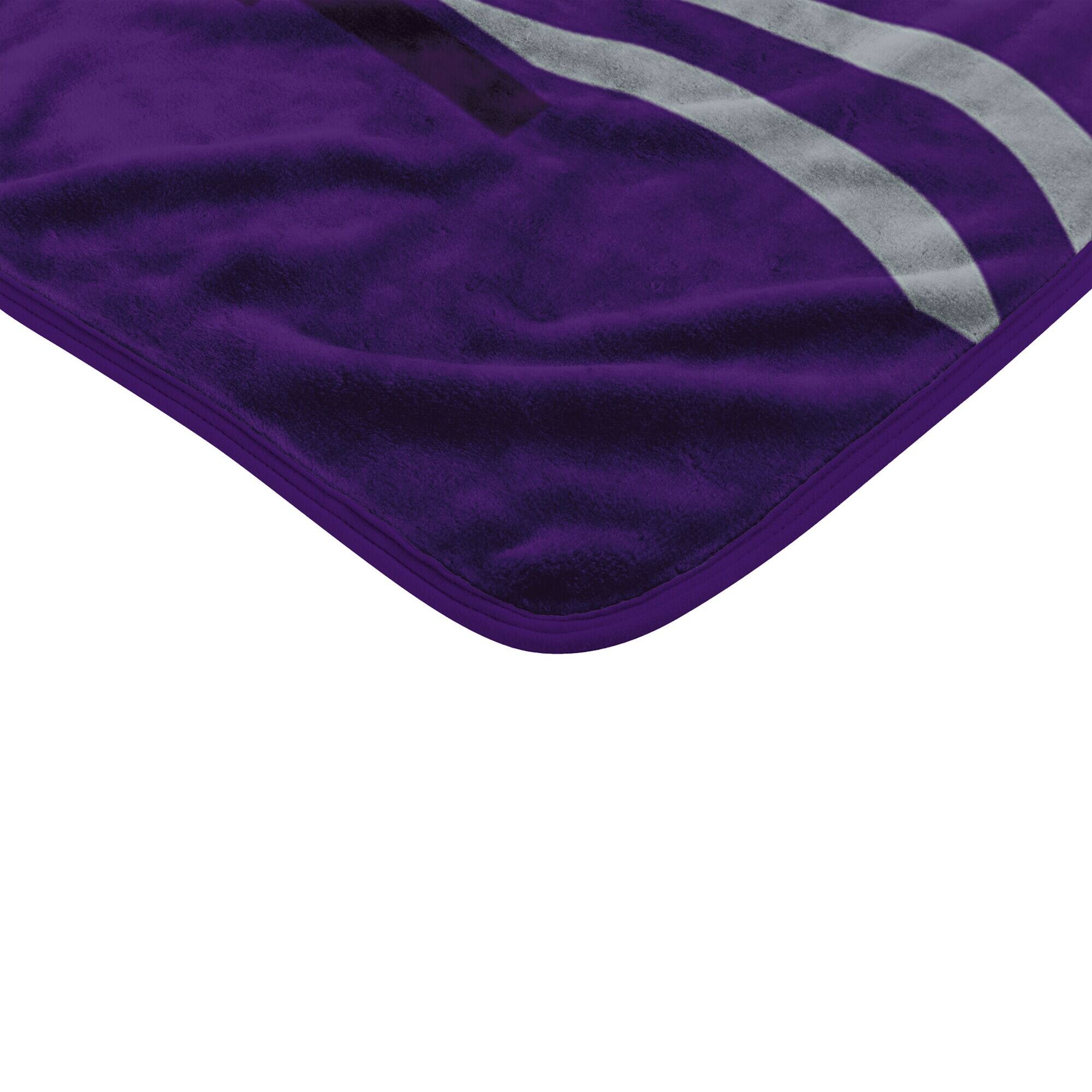 Alt View 1. Northwest - Kansas State Wildcats 50" x 60" Digitize Raschel Throw Blanket - Purple.