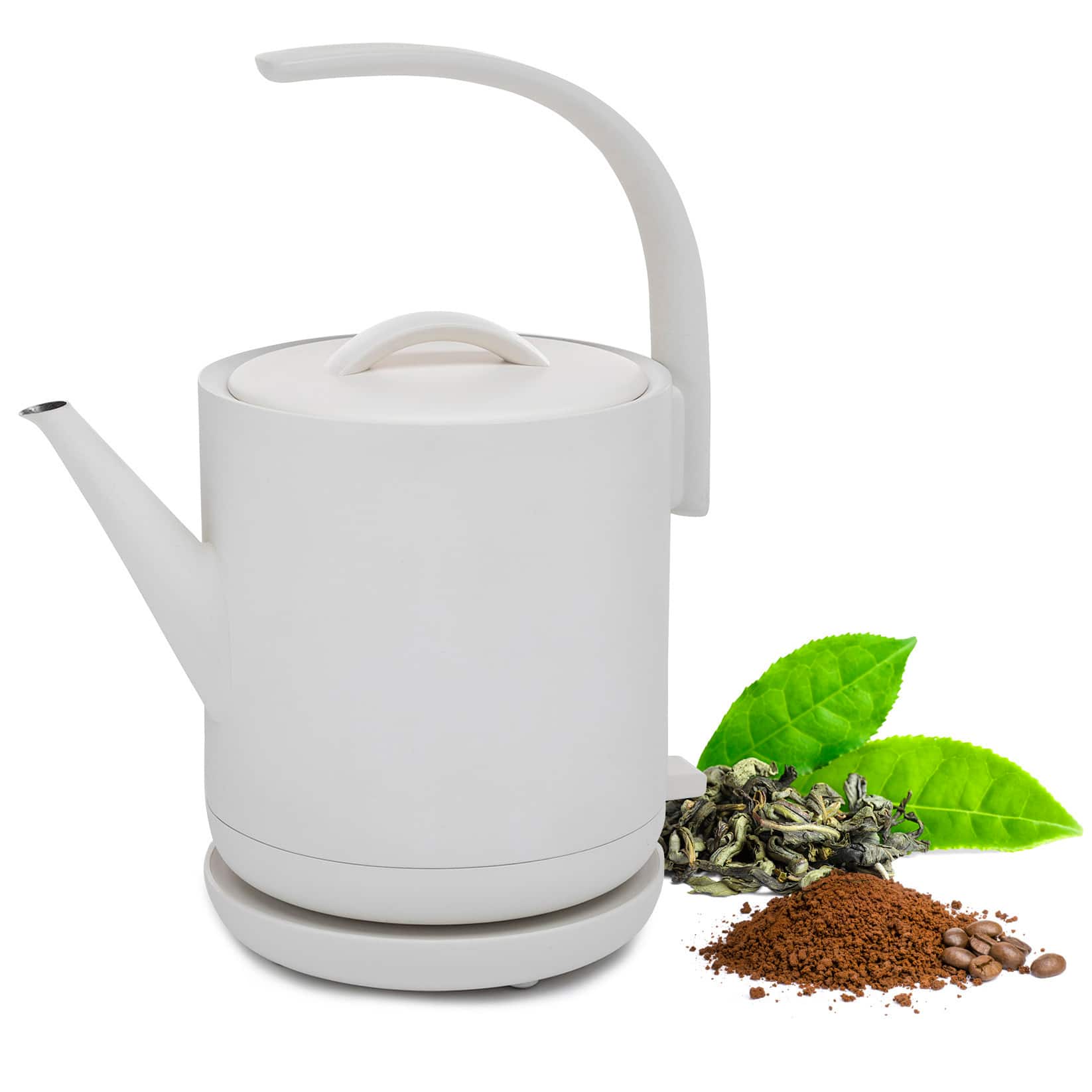 ChefWave - Electric Lightweight Pour-over Kettle for Coffee And Tea, Matte - White