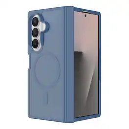 Dteck - Shockproof Translucent Case for Samsung Galaxy Z Fold8 Ultra, Slim Matte Magnetic Protective Cover with Hinge Protection - Darkblue