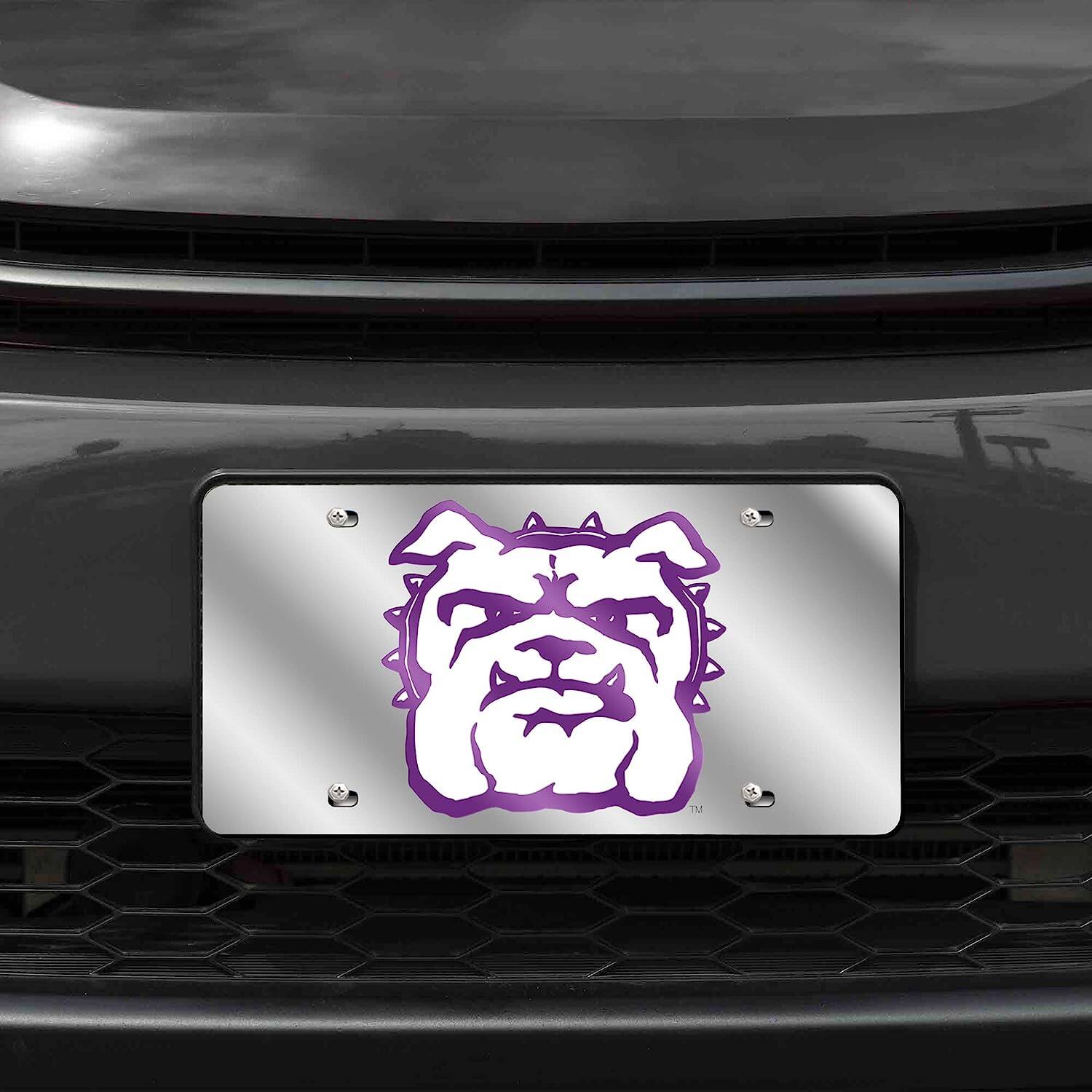 Alt View 1. Rico Industries - Truman State Bulldogs Mirrored Laser Cut License Plate Laser Tag - Multi.