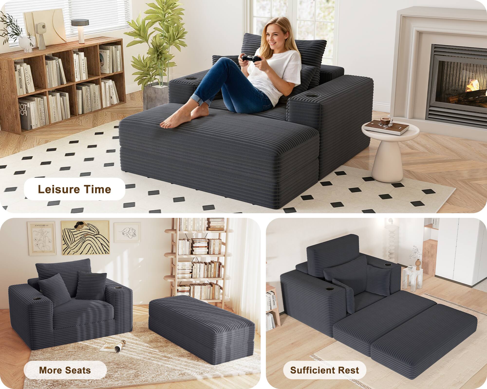 Leisure Time  
More Seats  
Sufficient Rest
