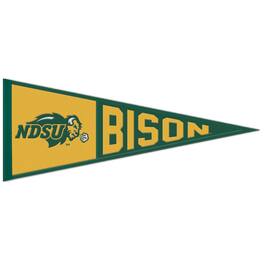 WinCraft - NDSU Bison 13" x 32" Retro Logo Wool Pennant - Multicolor