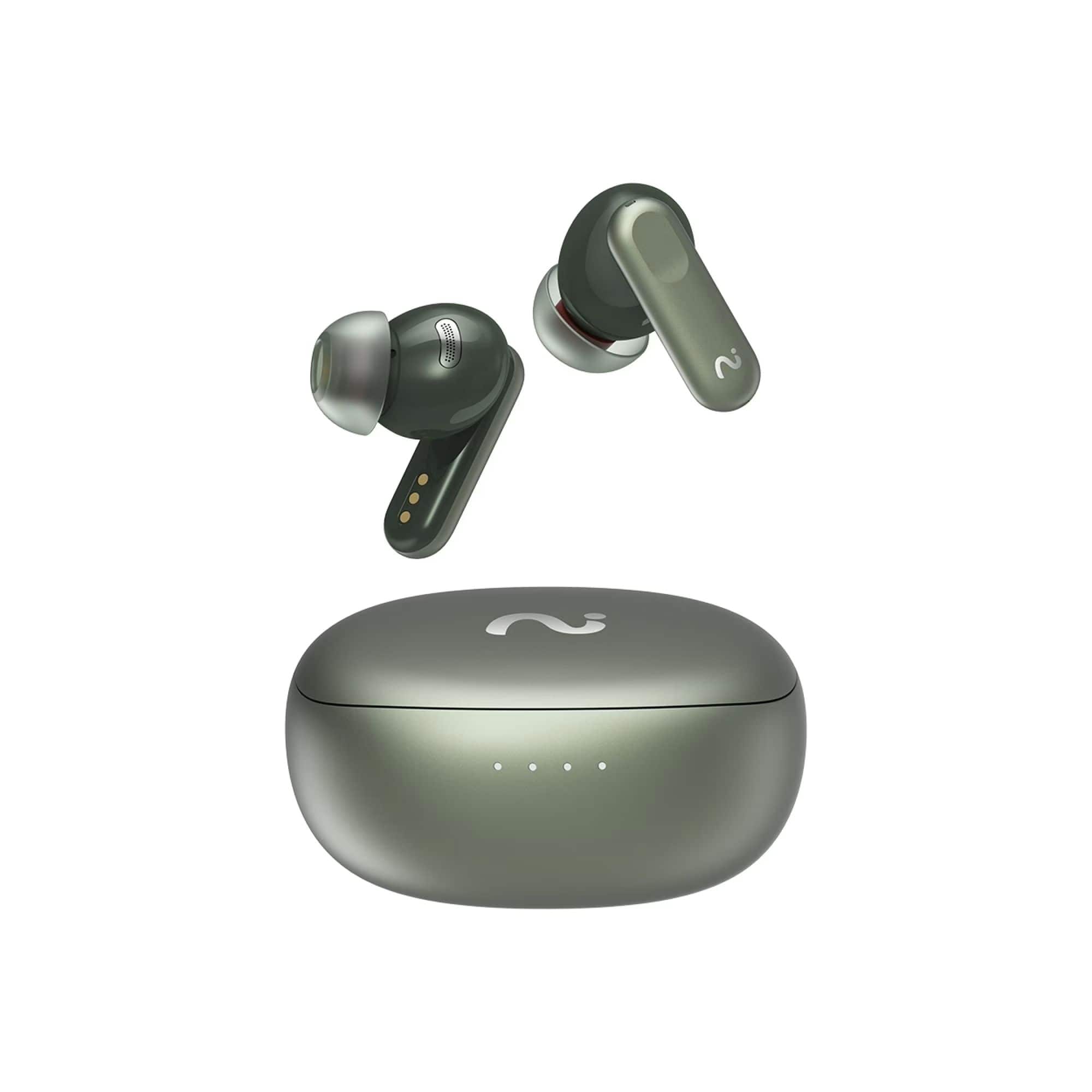 VIAIM - Nano+ AI Voice Recorder Earbuds-Meeting Assistant with Transcription, Flash Record, To-Do Lists & Summaries with ChatGPT - Green