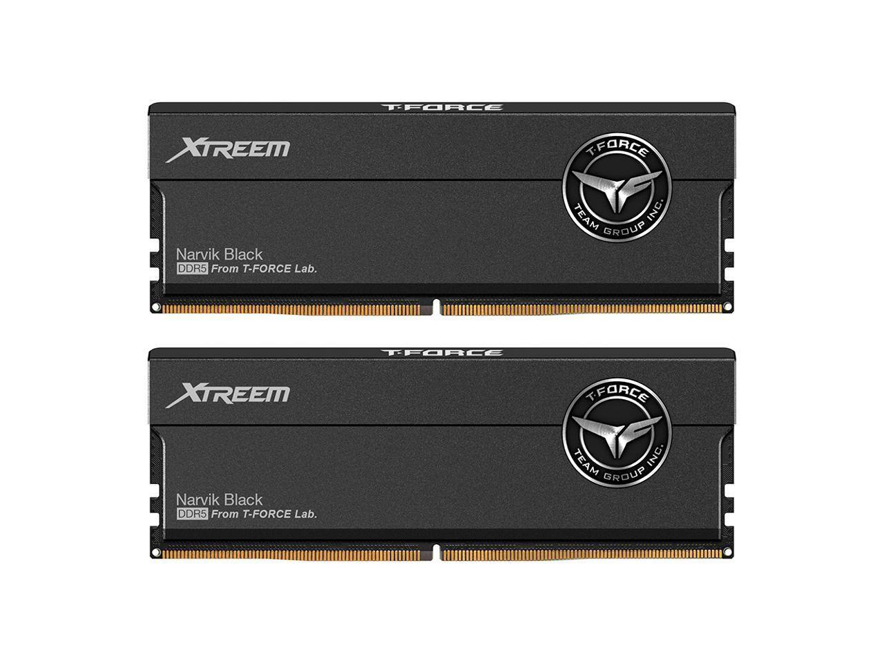 TFORCE XTREEM  
TFORCE Narvik Black DDR5  
From T-FORCE Lab.  
TEAM INC. GROUP