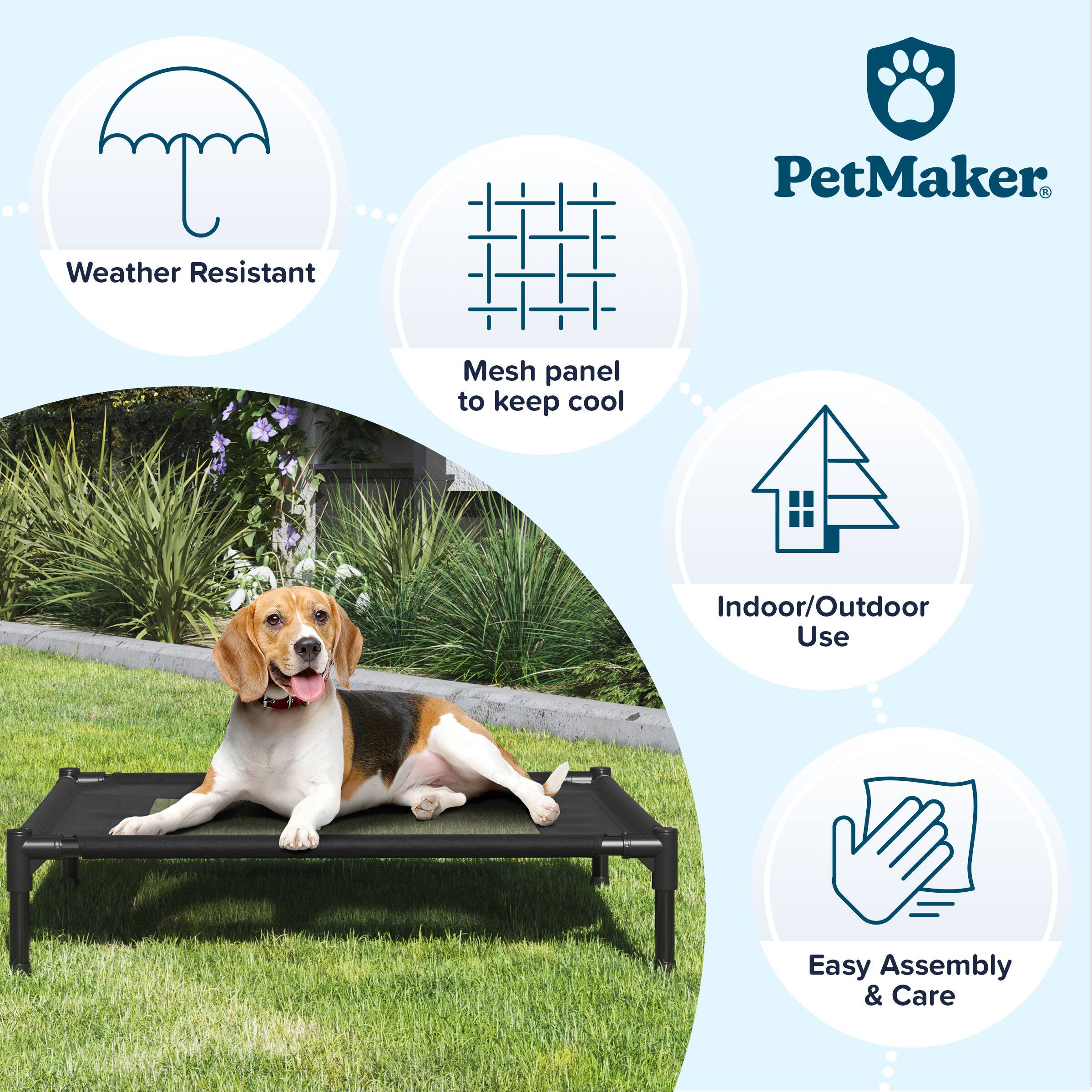 PetMaker Weather Resistant Mesh panel to keep cool Indoor/Outdoor Use Easy Assembly & Care