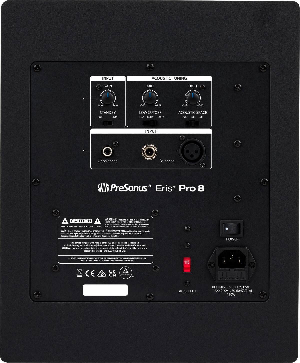 Alt View 11. PreSonus - PreSonus Studio Monitors ERIS PRO 8 - Black.