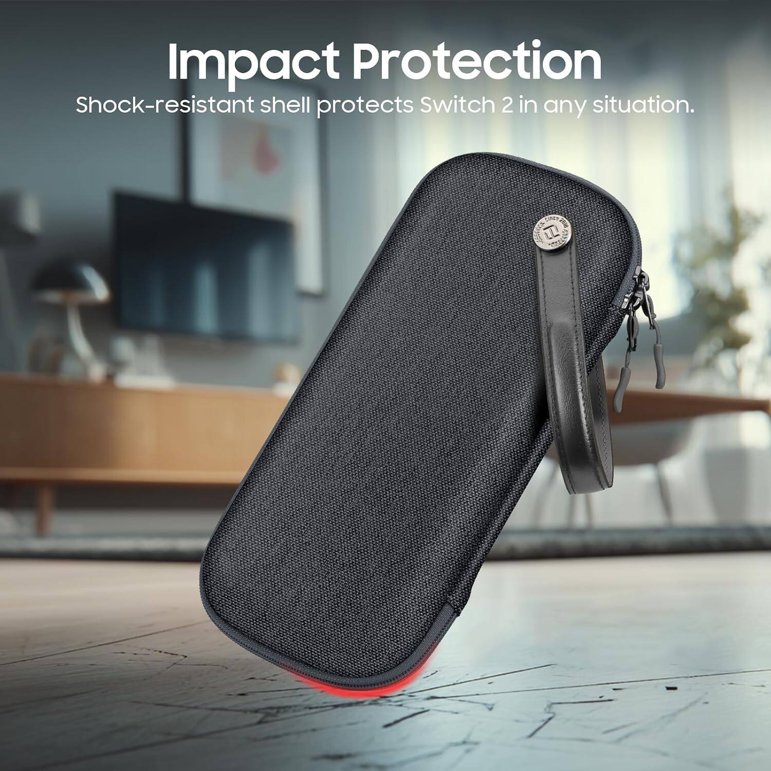 Impact Protection  
Shock-resistant shell protects Switch 2 in any situation.
