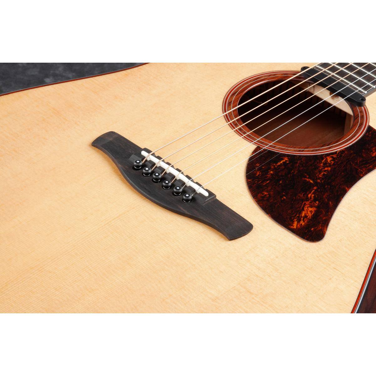 Alt View 8. Ibanez - Ibanez AAD170CE Advanced Acoustic Cutaway Guitar, Natural Low Gloss.