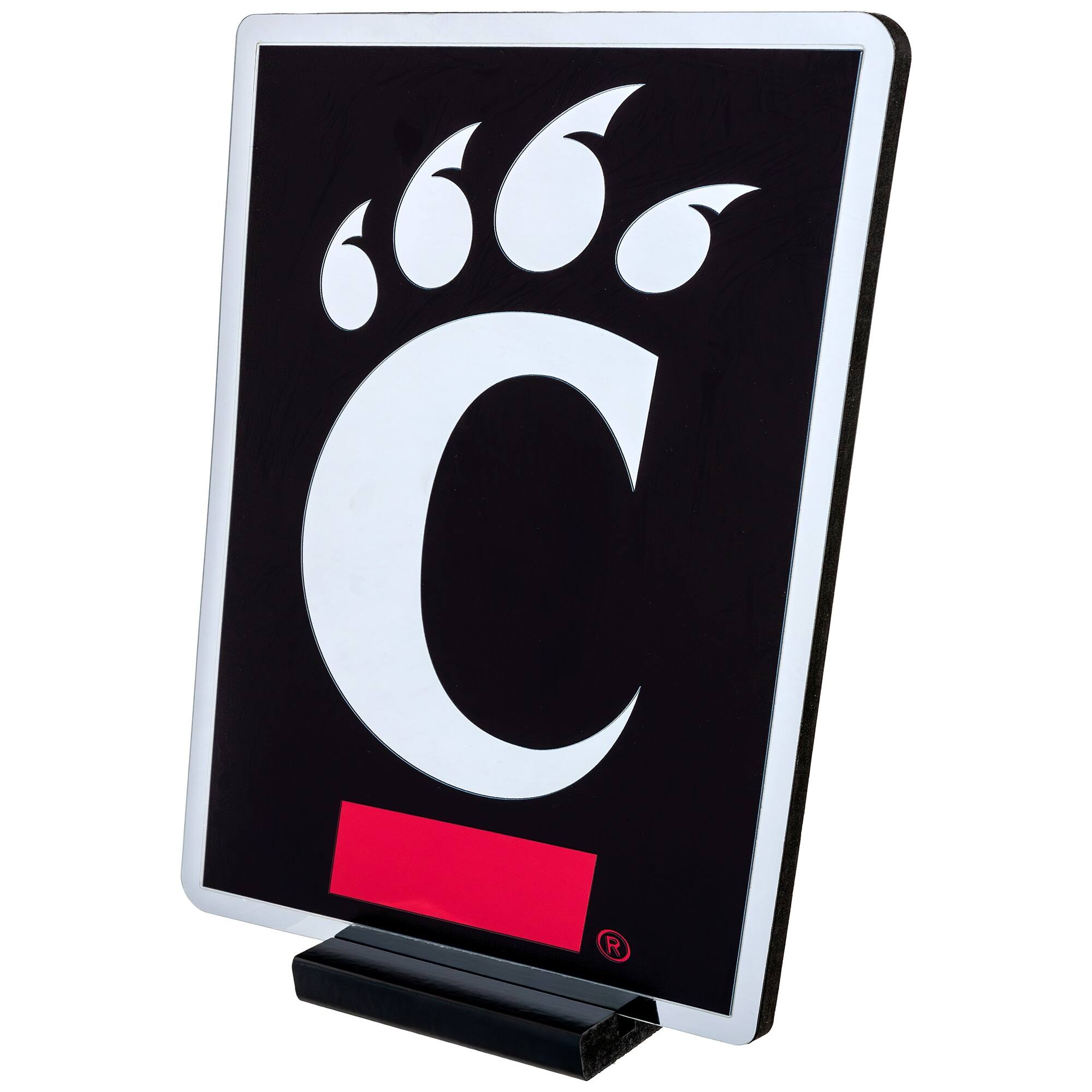 Alt View 1. Sporticulture - Cincinnati Bearcats LED Infinity Logo Light - Black.