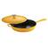 Left Zoom. Tramontina - Gourmet 12" Covered Round Skillet - Sunrise.
