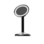 Front. OhSnap - Snap Stand- Magnetic Phone Mount - Black.