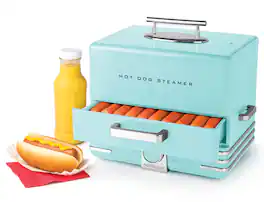 Nostalgia - Hot Dog Steamer - Aqua