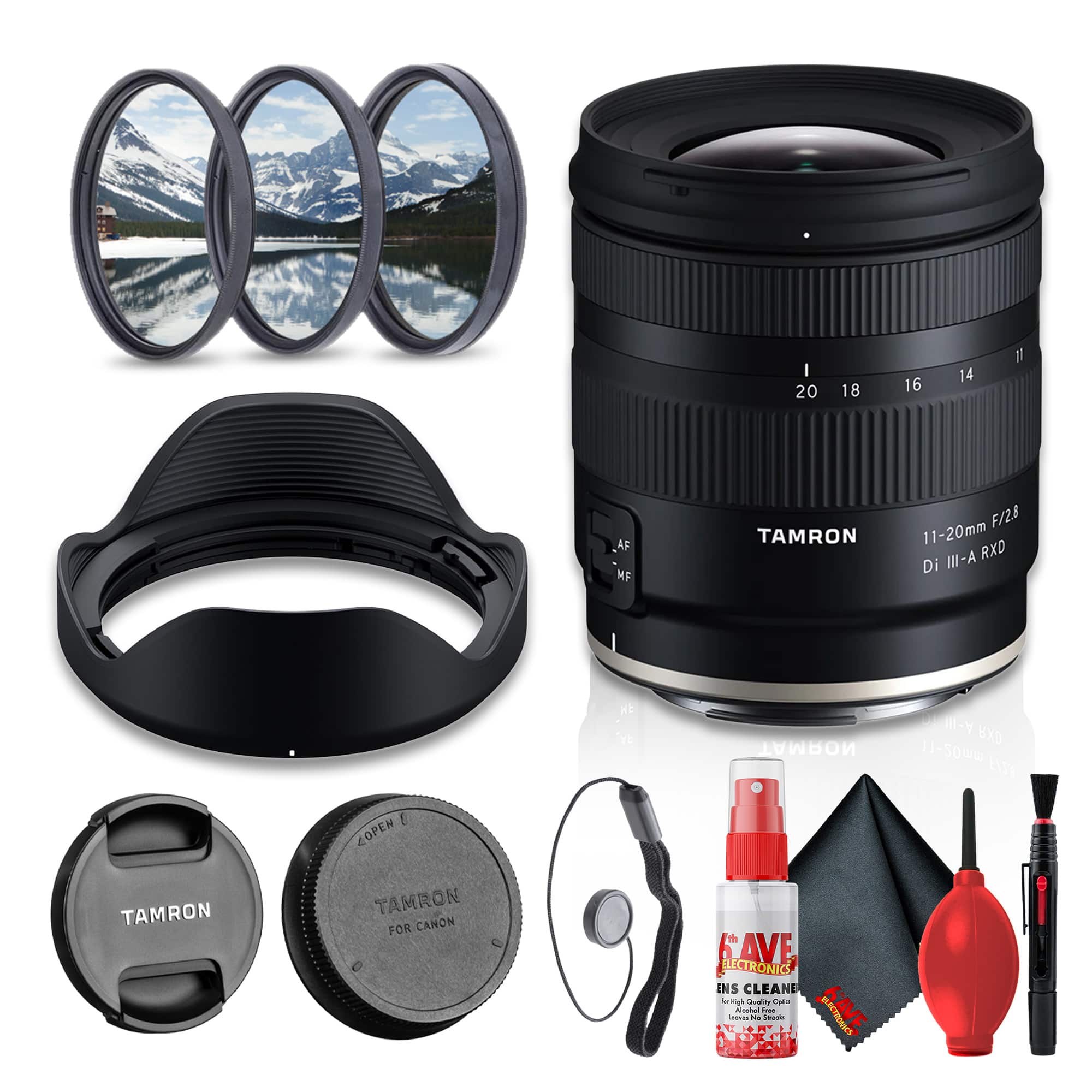 Tamron - 11-20mm f/2.8 Di III-A RXD Lens for Canon RF Bundle - Black price history on PriceWatchPro