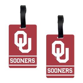 WinCraft - Oklahoma Sooners Luggage Tag 2-Pack - Multicolor