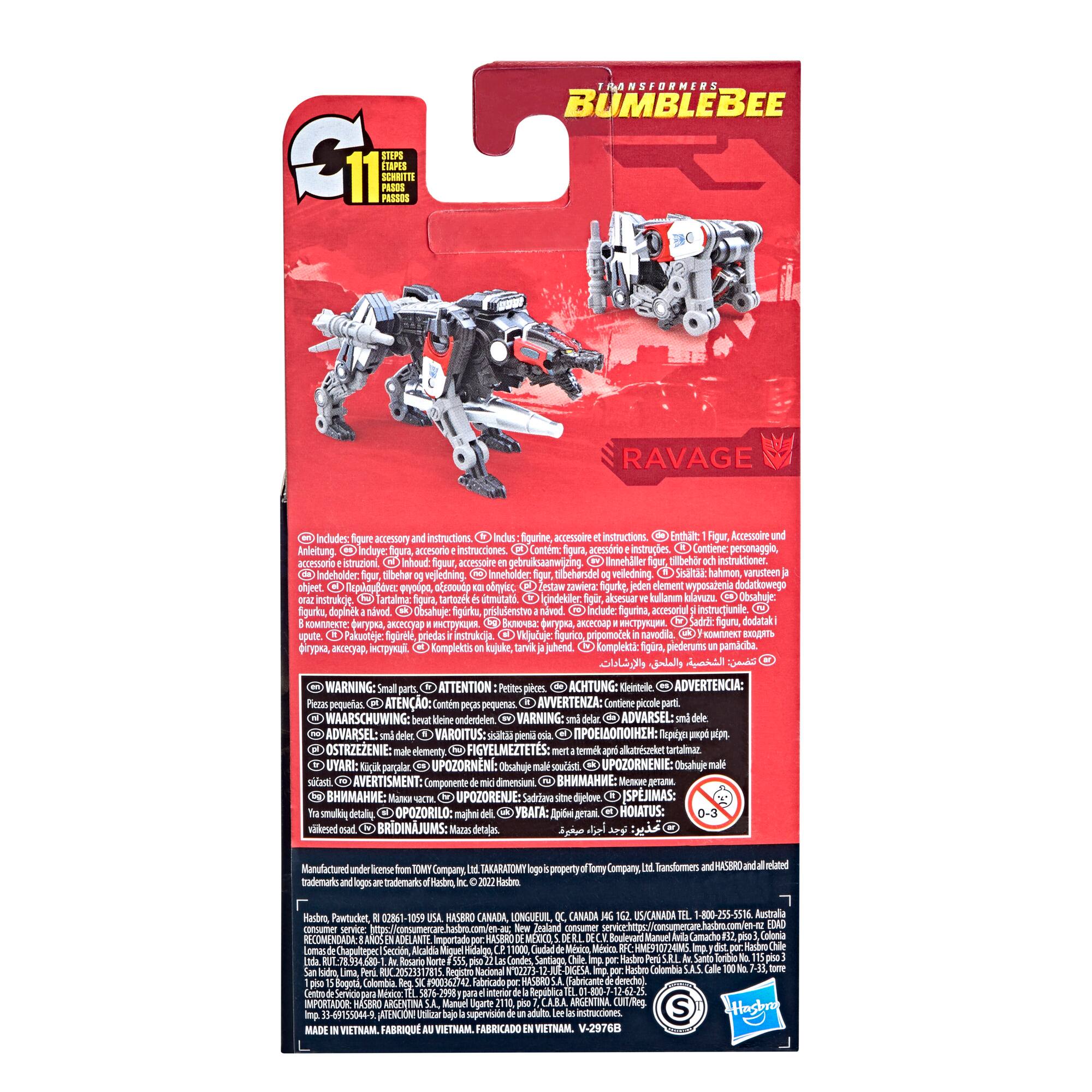Angle. Transformers - Studio Series Core Class Transformers: Bumblebee Ravage.
