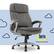 Front. Serta - Fairbanks Bonded Leather Big and Tall Executive Office Chair - Gray.