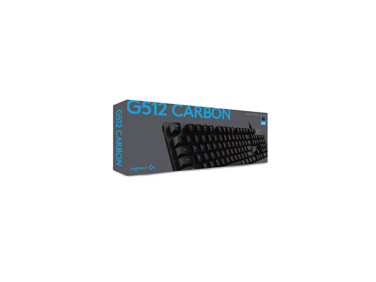 Logitech G512 LIGHTSYNC RGB Mechanical Gaming Keyboard GX Brown