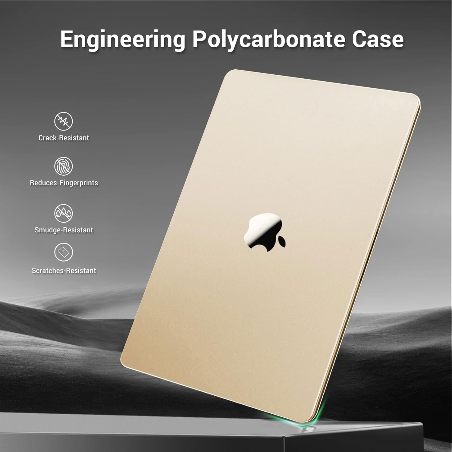 Engineering Polycarbonate Case  
- Crack-Resistant  
- Reduces Fingerprints  
- Smudge-Resistant  
- Scratches-Resistant