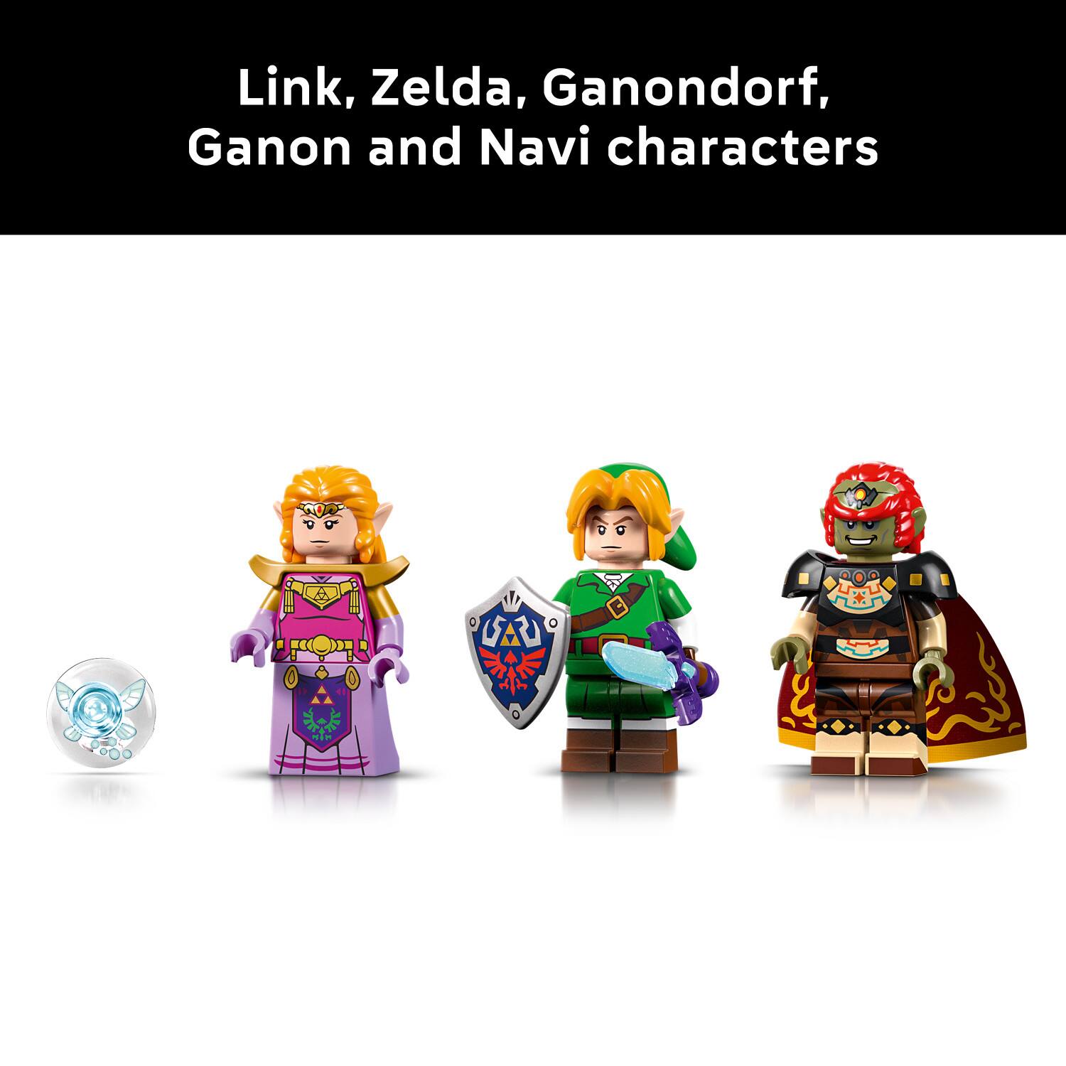 Link, Zelda, Ganondorf, Ganon and Navi characters
