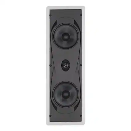 Front. Yamaha - Yamaha NS-IW960 2-Way In-Wall Speaker - Each - White.