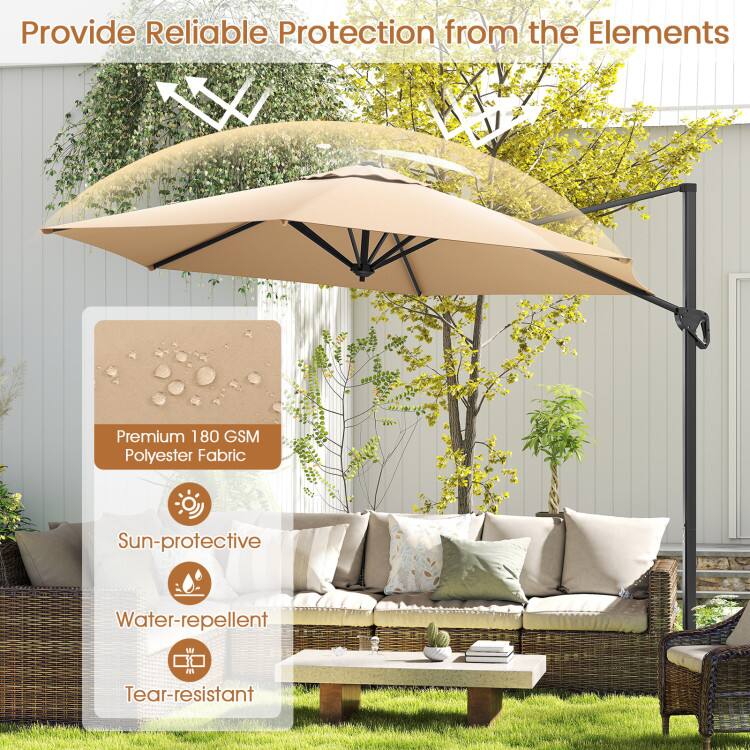 Provide Reliable Protection from the Elements

Premium 180 GSM Polyester Fabric

Sun-protective

Water-repellent

Tear-resistant