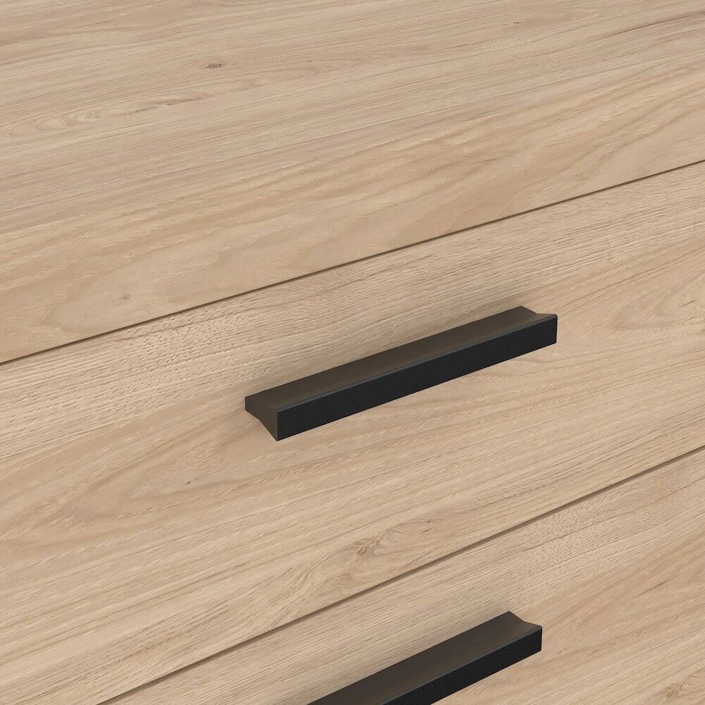 Alt View 5. Tvilum - Mira 3 Drawer Chest, Jackson Hickory - Brown.