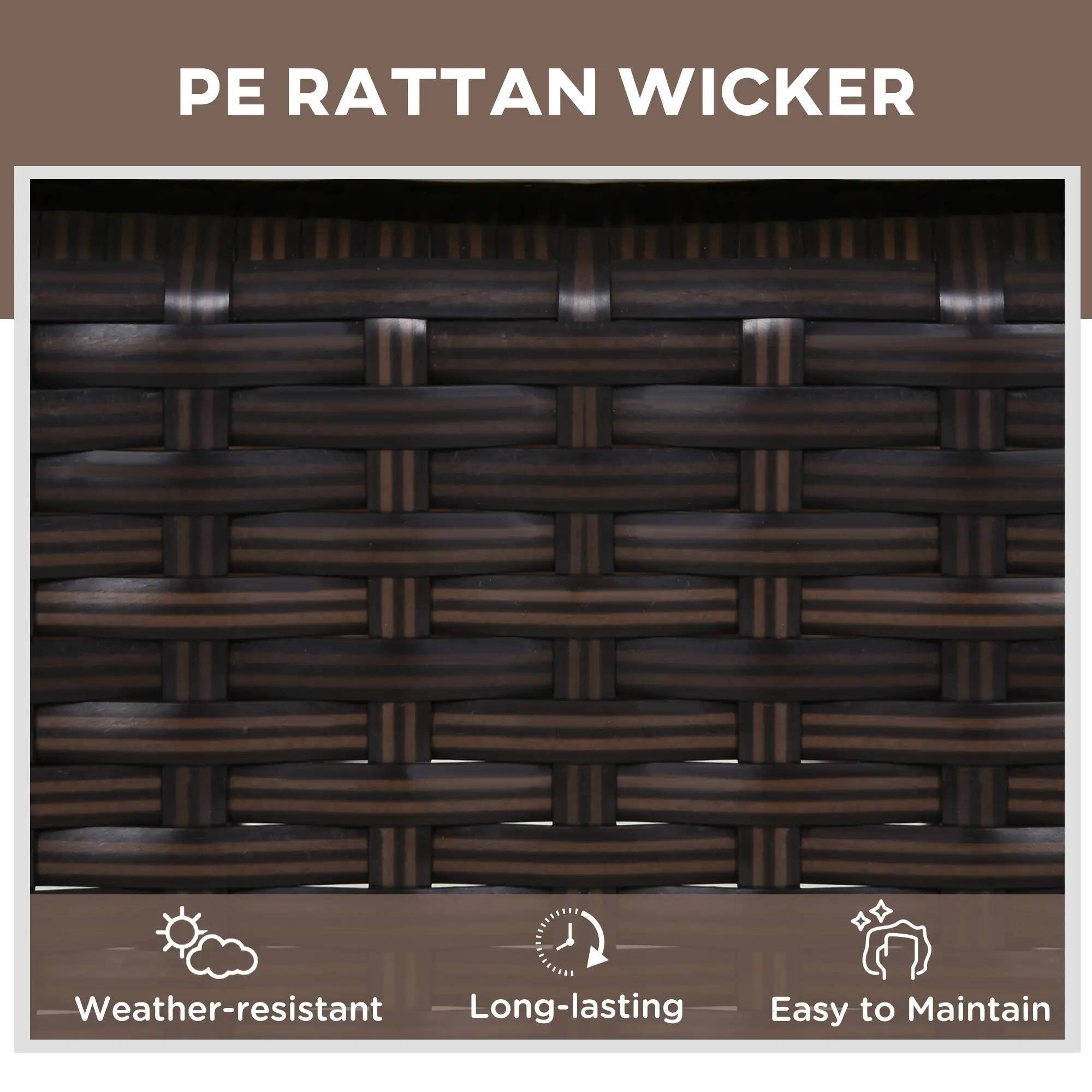 PE RATTAN WICKER

Weather-resistant
Long-lasting
Easy to Maintain