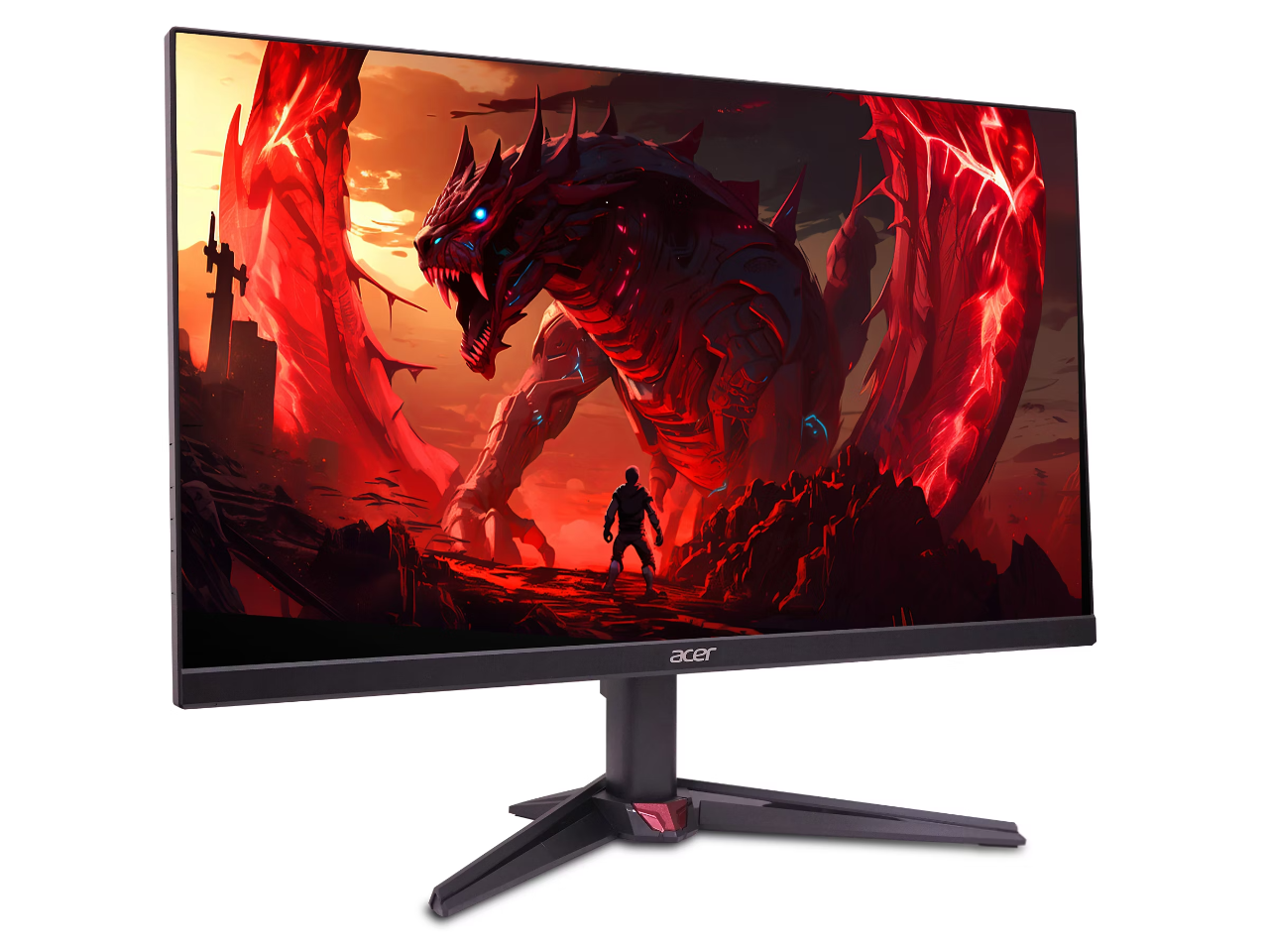 Alt View 2. Acer - Acer Nitro 27" WQHD 2K 210Hz IPS AMD FreeSync 0.5ms Gaming Monitor - Black.