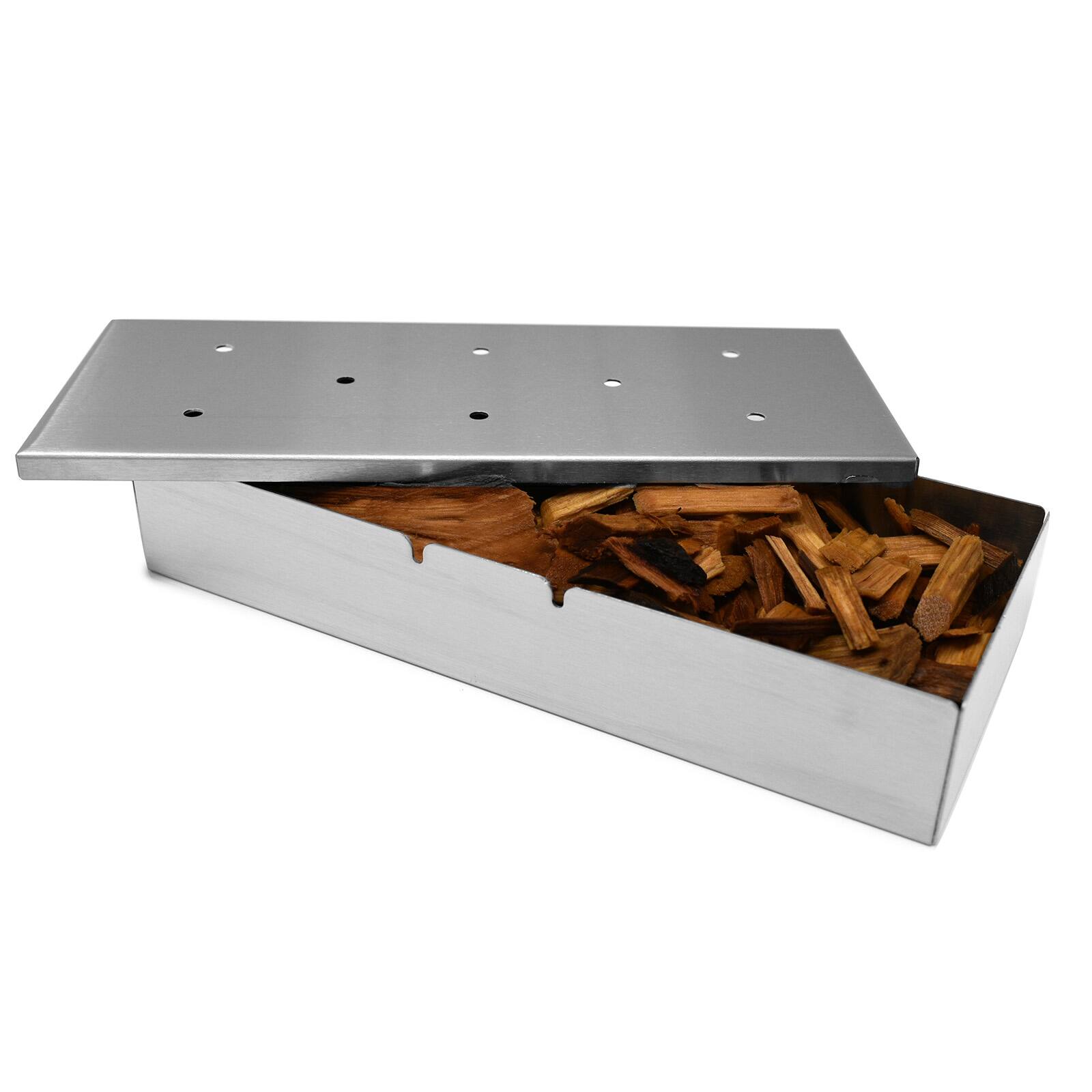 Alt View 5. Norpro - Stainless Steel BBQ Grill Smoker Box - Silver.