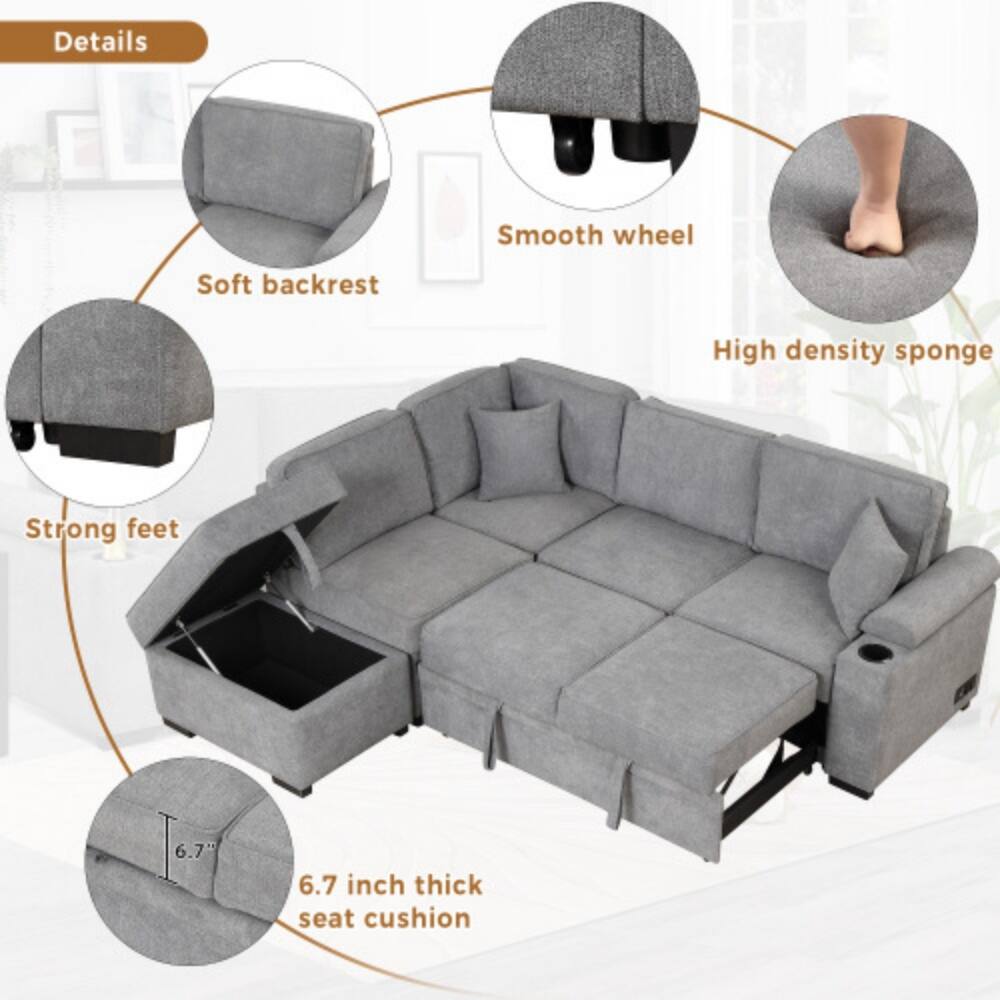 Details  
- Smooth wheel  
- Soft backrest  
- High density sponge  
- Strong feet  
- 6.7" thick seat cushion