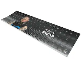 Keyscaper - WWE Superstar Curved Wireless Keyboard - Kevin Owens