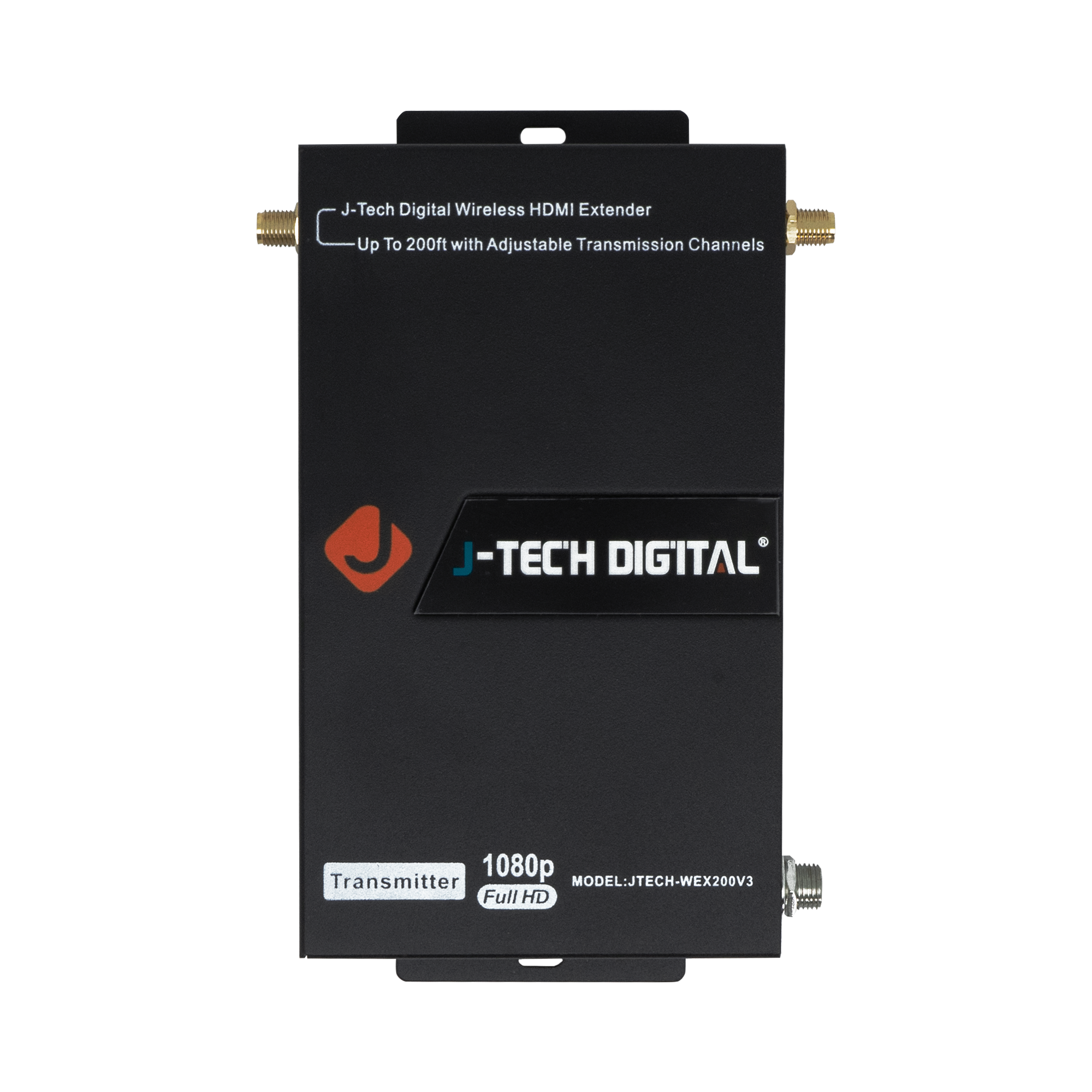 J-Tech Digital Wireless HDMI Extender Up To 200ft with Adjustable Transmission Channels
J-TECH DIGITAL Transmitter 1080p MODEL:JTECH-WEX200V3 Full HD
