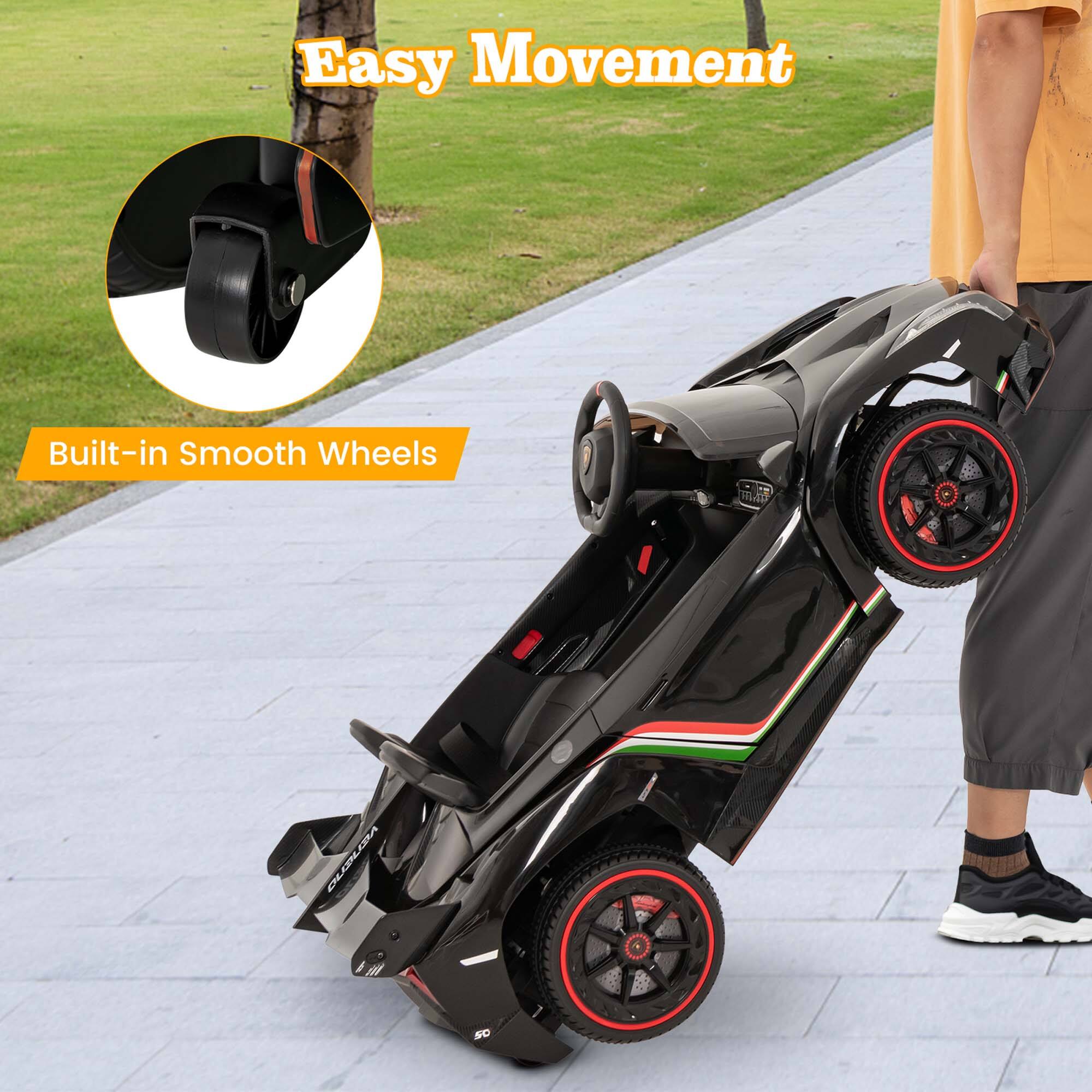 Easy Movement  
Built-in Smooth Wheels