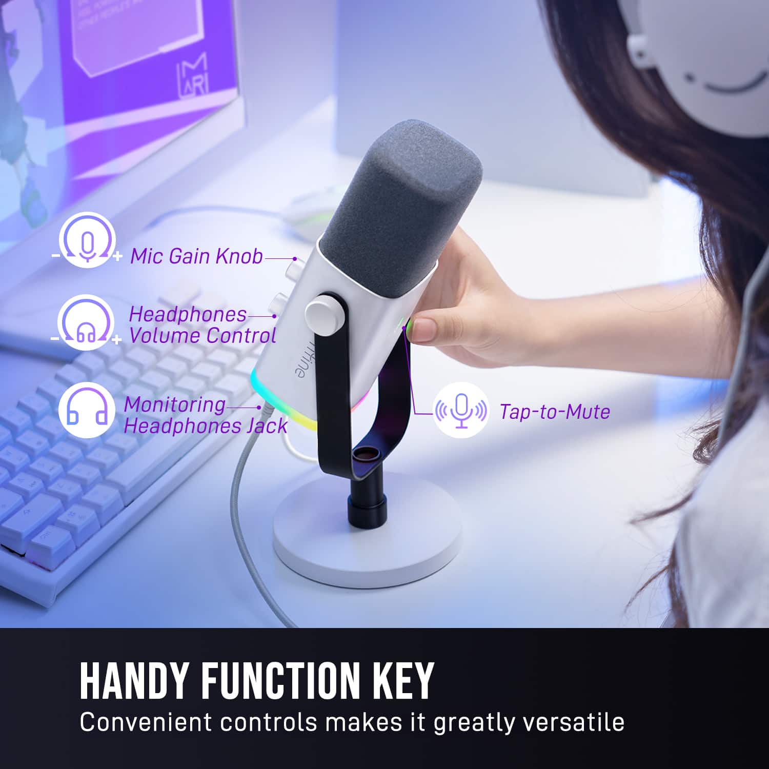 Handy Function Key: Convenient controls make it greatly versatile.