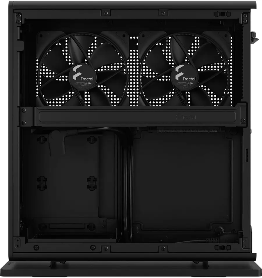 Fractal Design Ridge Black Mini ITX Slim Small Form Factor Console PC ...