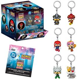 Funko - POP! Keychain: Justice League of America & Sonic (JLA) (One Random POP! Keychain Per Purchase) - COLLECTIBLES - Multicolor