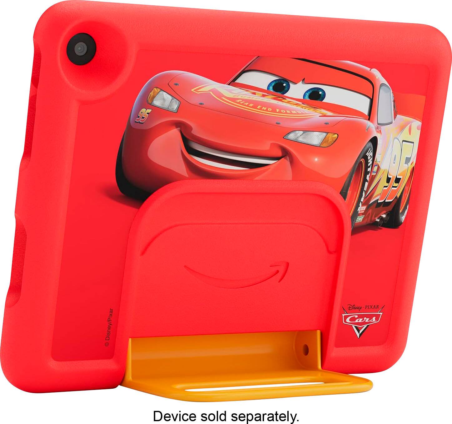 The text on the image reads: "Device sold separately."