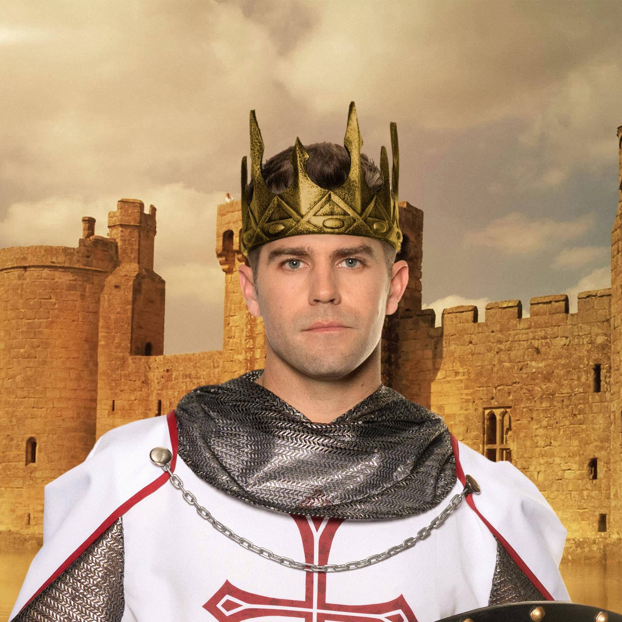 Alt View 10. Underwraps - King's Silver Crown Foam Adult Costume Accessory - Silver.