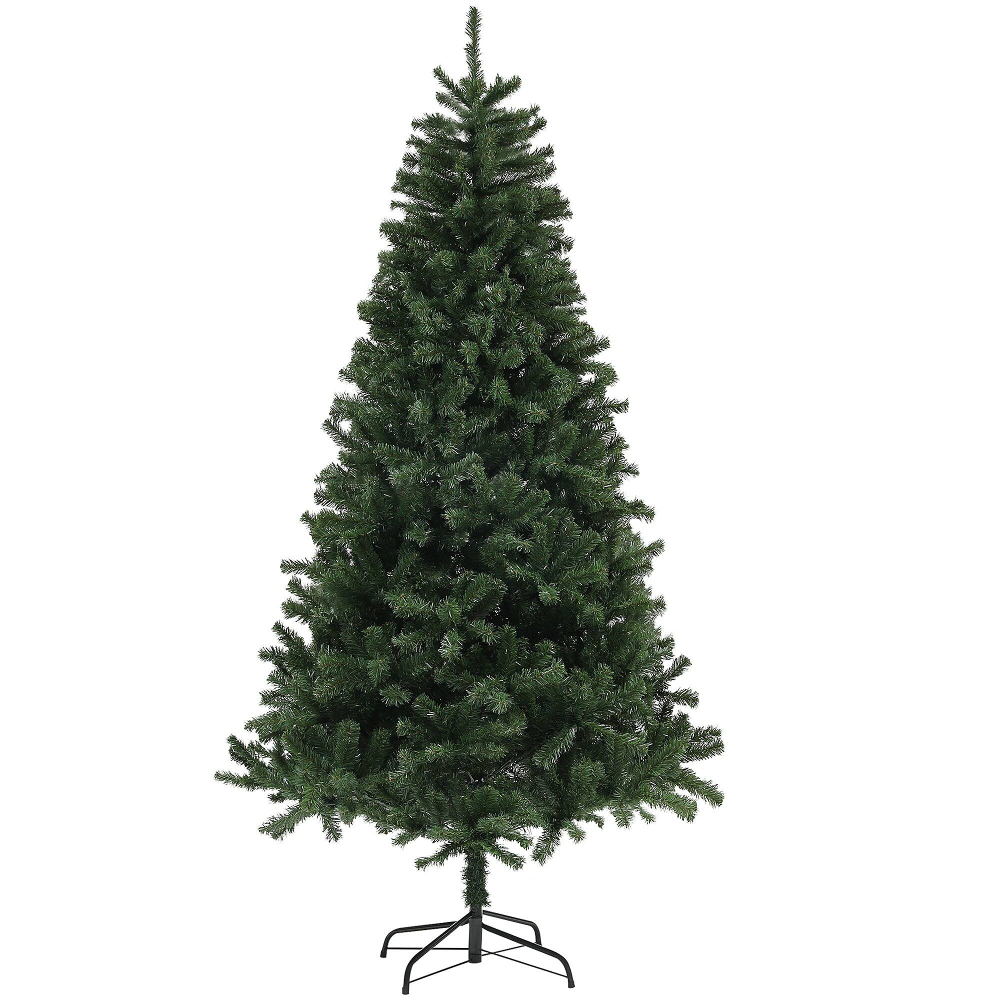 Alt View 6. BreeBe - 7.5ft Artificial Christmas Tree - Green.